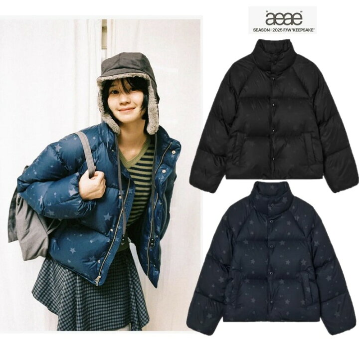 楽天市場】aeae（エーイーエーイー） STAR PUFFER DOWN JACKET スター 