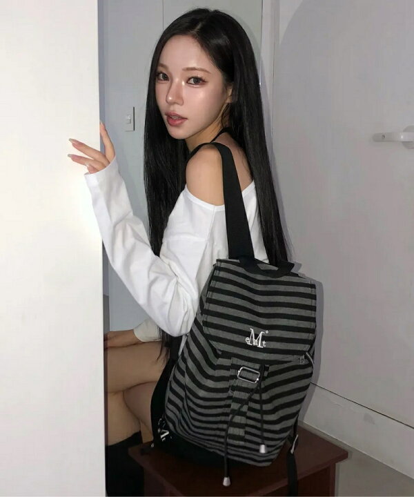 楽天市場】MUCENT（ムセント） Mute Stripe Mini Backpack ミュート 