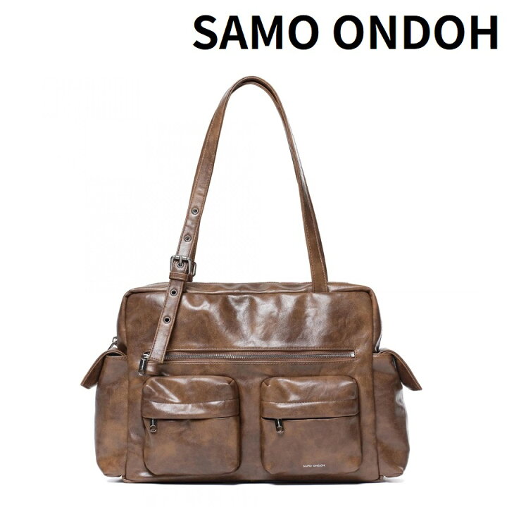 楽天市場】[SAMO ONDOH] pocket utility bag L baked tan ポケット 