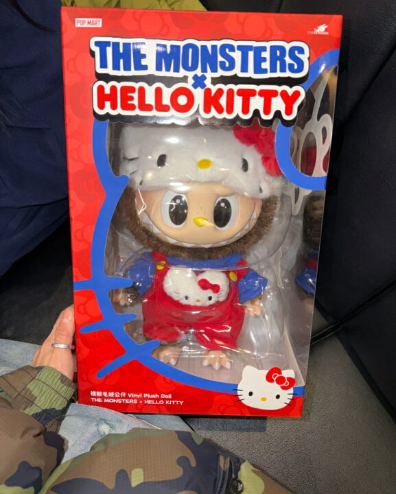 楽天市場】[Pop Mart] Labubu The Monsters x Hello Kitty Plush 