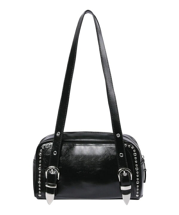 楽天市場】MUCENT (ムセント) Conic Metal Logo Stud Shoulder Bag 