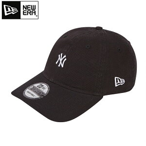 NEW ERA (�j���[�G��) Unstructured MLB Basic Washed Mini Logo New York Yankees Ball Cap Black �j���[�G�� �A���X�g���N�`���[�h MLB �x�[�V�b�N �E�H�b�V���h �~�j���S �j���[���[�N�E�����L�[�X �{�[���L���b�v 