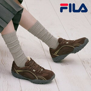FILA (�t�B��) Echappe Choco Fashion Sneakers �t�B�� �G�V���y �`���R �t�@�b�V�����X�j�[�J�[ FILA �؍��t�@�b�V���� �X�j�[�J�[ �g�����h �o���G�R�A �u���E�� ���C�t�X�^�C�� �J�W���A�� ���� ���f