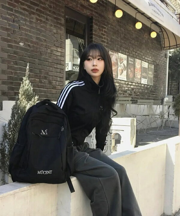 楽天市場】MUCENT (ムセント) Mikey Metal Logo Backpack Unisex 