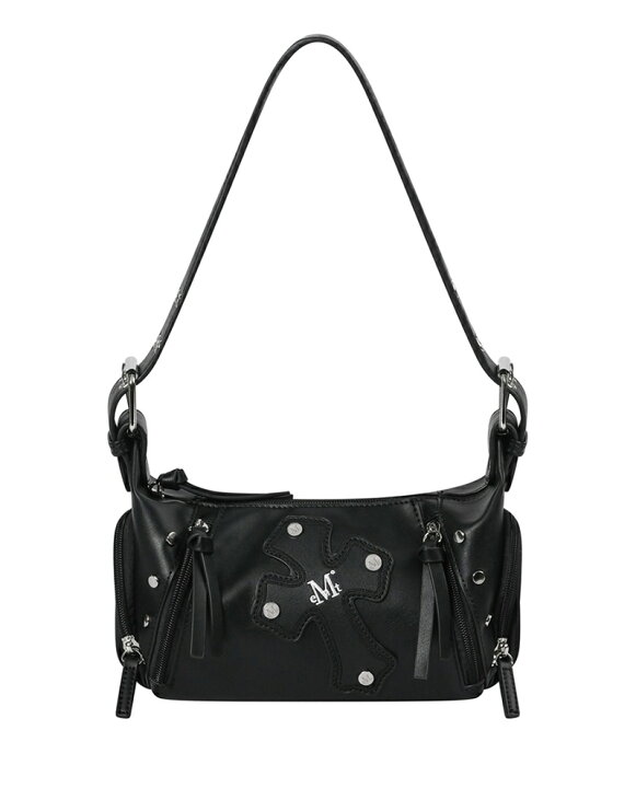 楽天市場】MUCENT (ムセント) Bael Cross Leather Patch Mini Shoulder 