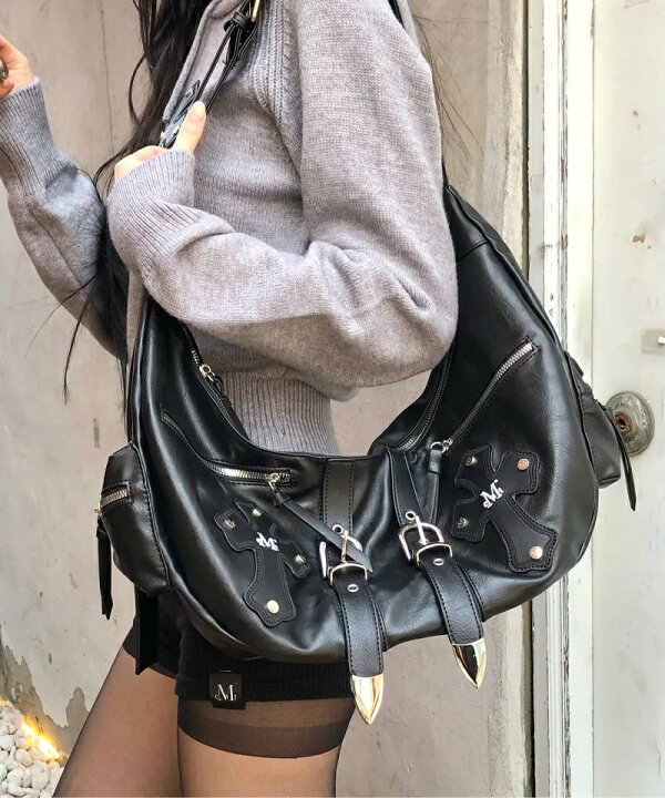 楽天市場】MUCENT (ムセント) Strum Cross Leather Belted Shoulder 