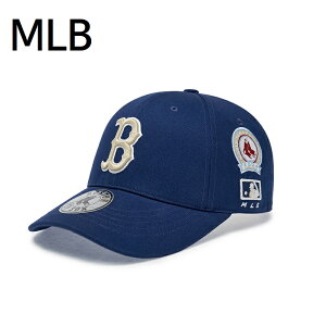 [MLB] Signature All-over Patch Structured Ball Cap BOS (Mg.Navy) �G���G���r�[ �V�O�l�`���[ �I�[���I�[�o�[ �p�b�` �X�g���N�`���[ �{�[���L���b�v �{�X�g���E���b�h�\�b�N�X (�}�[���^�l�C�r�[) MLB Korea �{
