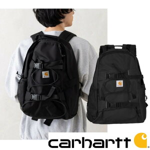 [Carhartt WIP] Kickflip Backpack Black [�J�[�n�[�g] �L�b�N�t���b�v �o�b�N�p�b�N �u���b�N �J�[�n�[�g �o�b�N�p�b�N �����b�N �u���b�N �o�b�O ���[�N�E�F�A �X�g���[�g �X�P�[�g�{�[�h ���� �l�C