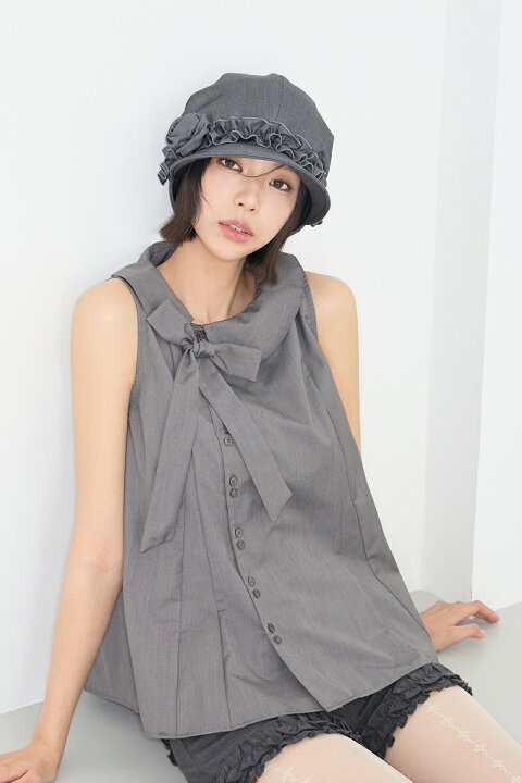 楽天市場】[ILLIGO] Rope Flare Blouse 4Color [イリゴ] ロープ フレア ILLIGO ロープフレアブラウス ブラック
