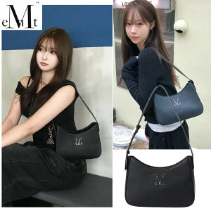 [MUCENT] Terrin Metal Logo Leather Hobo Bag Unisex [���Z���g] �e���� ���^�� ���S ���U�[ �z�[�{�[�o�b�O �j�����p ���Z���g �z�[�{�[�o�b�O �V�����_�[�o�b�O ���U�[�o�b�O ���^�����S ���j�Z�b�N�X ��