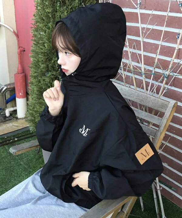 楽天市場】[MUCENT] Milan Signature Logo Hooded Windbreaker 