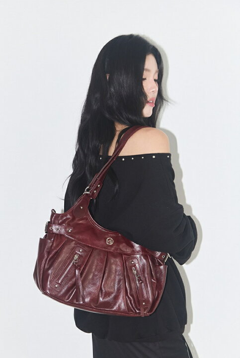 楽天市場】[ILLIGO] Amber Buckle Shoulder Bag (5Color) [ILLIGO 