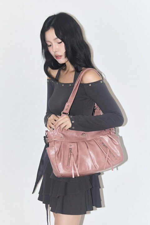 楽天市場】[ILLIGO] Amber Buckle Shoulder Bag (5Color) [ILLIGO 