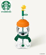 STARBUCKS スターバックス PUMPKIN PEANUTS GLASS COLD CUP 591ML パンプキン ピーナッツ グラス コール…