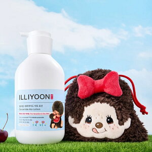 [ILLIYOON] [Monchhichi] Ceramide Ato Lotion 600ml + Monchhichi Lucky Bag Pouch [�ꗝ��] [�����`�b�`] �Z���~�h �A�g ���[�V���� 600ml + �����`�b�` �В��|�[�` �؍��R�X�� ILLIYOON �ꗝ�� �����`�b�` �R���{ �{�f�B