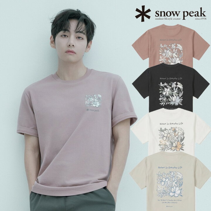 楽天市場】[Snow Peak] [BTS V Wear] Sorona Tropical Short Sleeve T 