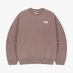 THE NORTH FACE �U�m�[�X�t�F�C�X SOFT LINE SWEATSHIRTS GRAYISH PINK �\�t�g ���C�� �X�E�F�b�g�V���c �O���C�b�V�� �s���N �؍����� �m�[�X�t�F�C�X �z���C�g���[�x�� �g���[�i�[ �N���[�l�b�N �X�E�F�b