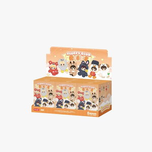 POP MART �|�b�v�}�[�g × RIIZE ���C�Y Fluffy Club Series Vinyl Plush Doll Pendant Sealed Case �t���b�t�B�[ �N���u �V���[�Y �ʂ������ �y���_���g �V�[���h�P�[�X (1�s�[�X / 6�s�[�X �A�\�[�g�{�b�N�X) �u��
