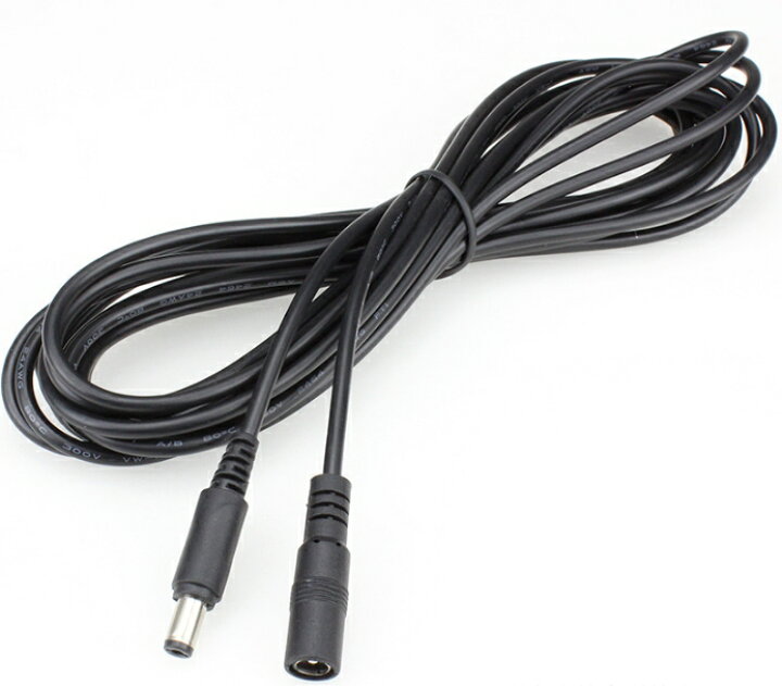 楽天市場 防犯カメラ延長コード 防水コード 延長ケーブル 防水ケーブル コンセント ワイヤレスカメラ 防犯カメラ 防犯カメラ延長コード 5 5 2 1mm 長さ3m 送料無料 アサヒ無線