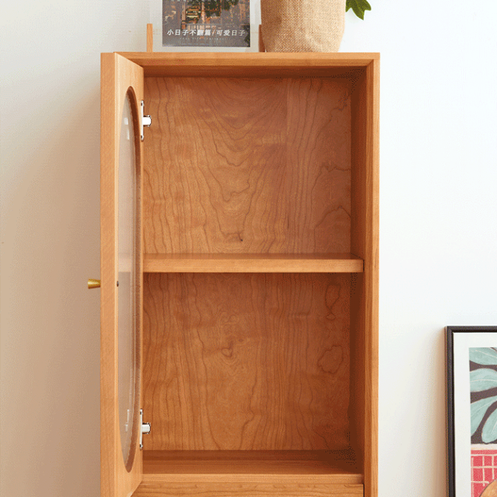 楽天市場】【8%OFFクーポン&P2倍！】キャビネット 収納 チェリー材