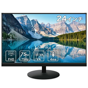 j^[ 24C` tfBXvC 1920x1080p tHD 掿 75Hz VApl  4msx 178°Lp HDMI VGAΉ Xs[J[񓋍 er Ǌ|\ A[t\ ƒp e[