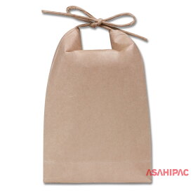 プチギフト 米袋 かわいい 紐付きクラフト ミニクラ 角底　クラフト　2〜3合用