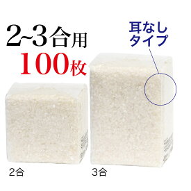 米袋 真空和紙包み　サイコロ型　ミニ和紙　2～3合用×100枚