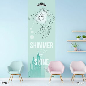 ディズニーキャラクター のりなし壁紙 ディズニープリンセス リトルマーメイド アリエル NTLP-001W のり貼りタイプ 印刷範囲 幅約91cm×長さ約260cm 紙サイズ 幅約97cm×長さ約265cm 1枚入り