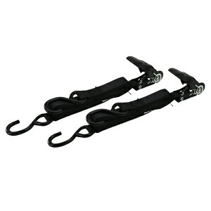 【ポイント5倍 10/24 20:00〜10/27 09:59まで】E-Value ラチェット式ベルト荷締機 2本組 ERT-25SR(BK) 2pcs 藤原産業 fwsg