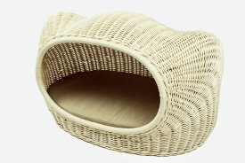 ペット用ハウス ラタンキティハウス ナチュラル 犬 猫用 推奨体重~7kgまで 58×37×35cm お取り寄せ商品 籐製品 ペット用品 ペット