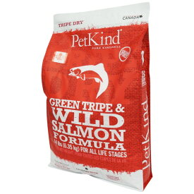 【ポイント5倍 2/4 20:00〜2/10 01:59まで】ドッグフード 犬用フード PetKind ペットカインド トライプドライ グリーントライプ&ワイルドサーモン 小粒6.35kg ペット用品 ペット