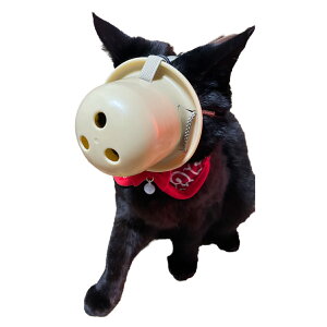 NEW グルーミングマスク S 小型犬用 猫用 トリミングマスク 口輪 日本製 ベージュ ペット用品 ペット