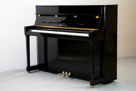 【中古ピアノ】【アップライトピアノ】【KAWAI K-200】浜松本社展示中｜黒鏡面艶出し・コンパクトモデル｜2021年製