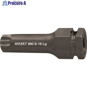 HAZET XZN�C���p�N�g�\�P�b�g(XZN�^�C�v�E�����p12.7mm) 990S-16LG 1�� ����199-2525 �y�����s�x���ρz