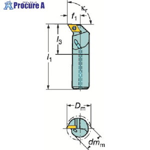 SANDVIK コロターン111 ポジチップ用ボーリングバイト(480) A16R-SDUPR 07-EX (480) 1本 ■▼601-4062 【送料都度見積】 ●KO521