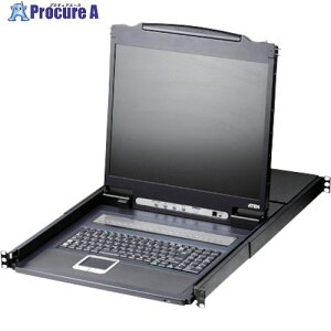 ATEN KVM�h����- 16�|�[�g/19�C���`LCD��̌^/�����O���[�� CL1316NJJL 1�� ����115-2126�y������ϕs�z