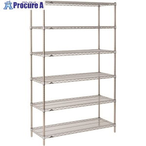ERECTA �X�[�p�[�V���[�Y�E���C���[�V�F���t �Ԍ�1212mm×���s359mm×����1892mm DB�t 6�i AS1220�EP1900W-6 1�� ����145-8953 �y�����s�x���ρz