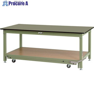 ���}�e�b�N ���[�N�e�[�u�� �y�_���ړ��^�C�v(�Œ莞800kg) W1800×D750×H728mm ���}�e�b�N�O���[�� SVRF-1875-GG 1�� ����124-9663