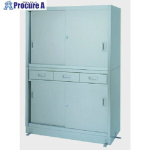 �V���R�[ �X�e�����X�ۊǌ� ��i���x�[�X�t VD�^ (���o�E�㉺�X�e�����X��) 1800×450×1750 VD-18045 1�� ����130-0407 ���l��l����s��