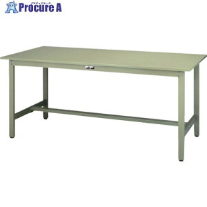 ���}�e�b�N �y�ʍ�Ƒ� ���[�N�e�[�u��300�V���[�Y �Œ莮 �X�`�[���V�� W900×D600×H740mm ���}�e�b�N�O���[�� SWS-960-GG 1�� ����132-1355