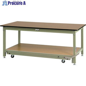���}�e�b�N ���[�N�e�[�u�� �y�_���ړ��^�C�v W1800×D750×H728mm �ؖڕ�/���}�e�b�N�O���[�� SVMF-1875-MG 1�� ����133-2373
