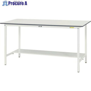 ���}�e�b�N �y�ʍ�Ƒ� ���[�N�e�[�u��150�V���[�Y �Œ莮 ���ʒI�t �ሳ�����~���V�� W750×D750×H950mm �V���L�[�z���C�g SUPH-775T-WW 1�� ����133-3900