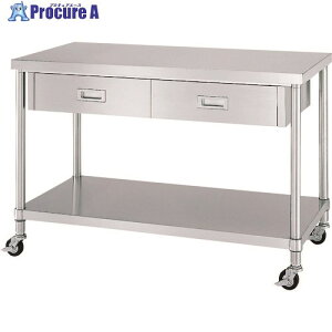 �V���R�[ �X�e�����X(SUS304)��Ƒ�Жʈ��o�t�x�^�I�L���X�^�[�t ��100�S���� 750×450×800 WDBNC-7545-R100 1�� ����133-6993 ���l��l����s��