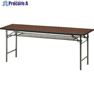 TOKIO �܂肽���݉�c�e�[�u�� �I�t 1800×750mm ���[�Y ���[�Y TS-1875 RO 1�� ����146-1357 �y�����s�x���ρz���ԏ�n��