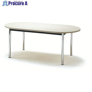 TOKIO �~�[�e�B���O�e�[�u�� �ȉ~�^ 1800X750 �z���C�g TC-1875R WH 1�� ����148-1965 �y�����s�x���ρz���ԏ�n��