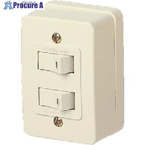 Panasonic 2�A�^���u���X�C�b�`(�n�C�p�A�p) WS3900W 5�� ����158-3019 �y�����s�x���ρz
