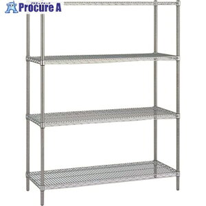 ERECTA �X�[�p�[�V���[�Y�E�X�e�����X���C���[�V�F���t �Ԍ�1212mm×���s536mm×����1384mm DB�t 3�i SBS1220�EPS1390W-3 1�� ����214-7684�y������ϕs�z�y�����s�x���ρz