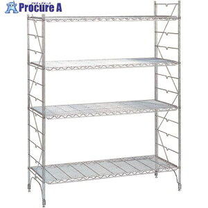ERECTA ファーストシリーズ・ワイヤーシェルフ S1070 間口1061mm×奥行303mm×高さ1352mm 3段 S1070・S1320-3 1台 ■▼214-8678【代引決済不可】【送料都度見積】