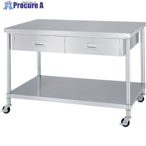 �V���R�[ �X�e�����X(SUS430)��Ƒ䗼�ʈ��o�t�x�^�I�L���X�^�[�t ��75�E���^���� �X�e�����X���� 1200×750×800 WDWBC-12075-800-SU75 1�� ����324-1210 ���l��l����s��