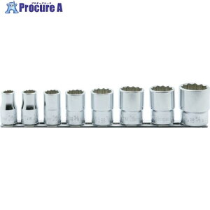 Ko-ken 12.7mm���� 12�pBSW�\�P�b�g(�p���K�i)���[���Z�b�g 8���g RS4405W/8 1�� ����121-6776 �y�����s�x���ρz